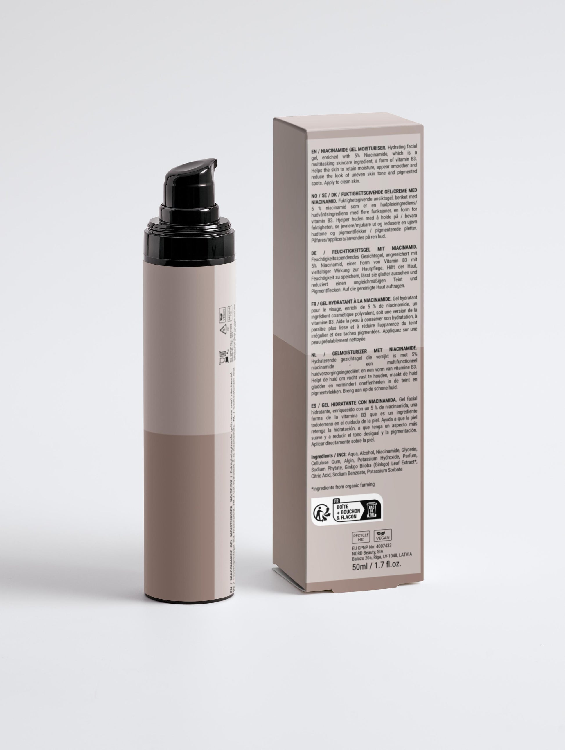 Niacinamide Gel Moisturiser - Mauk.