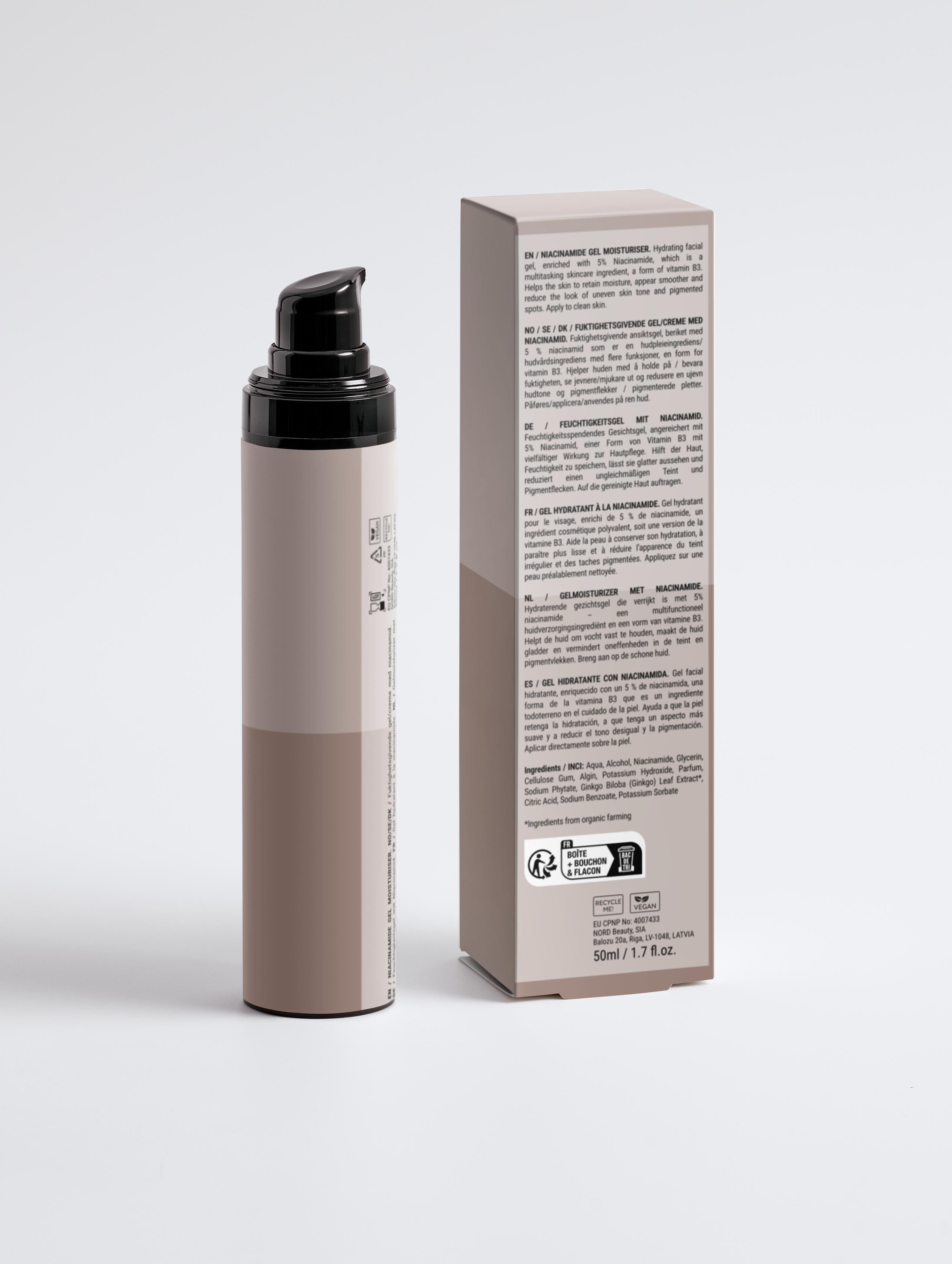 Niacinamide Gel Moisturiser - Mauk.