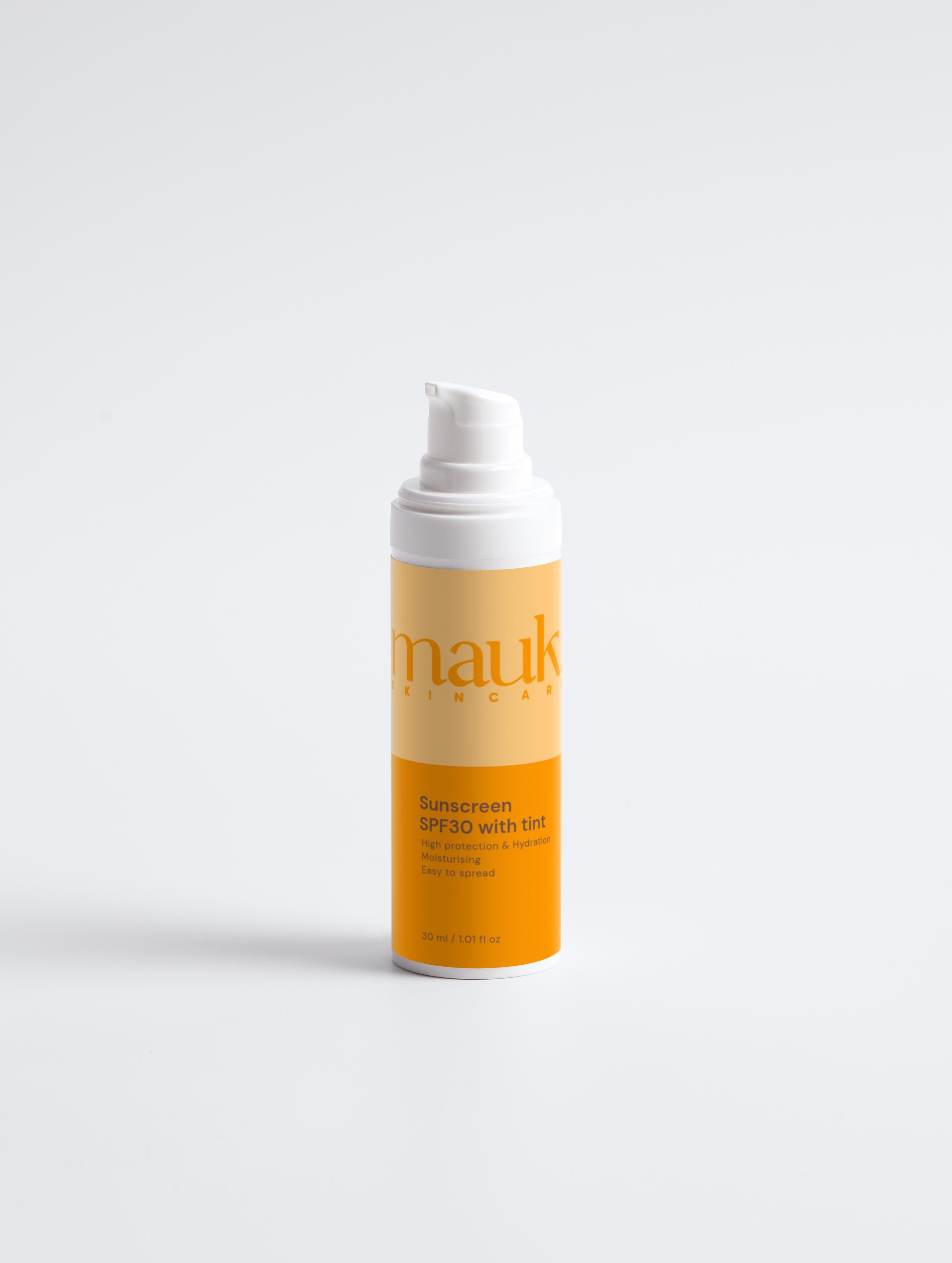 Sunscreen SPF30, with tint
