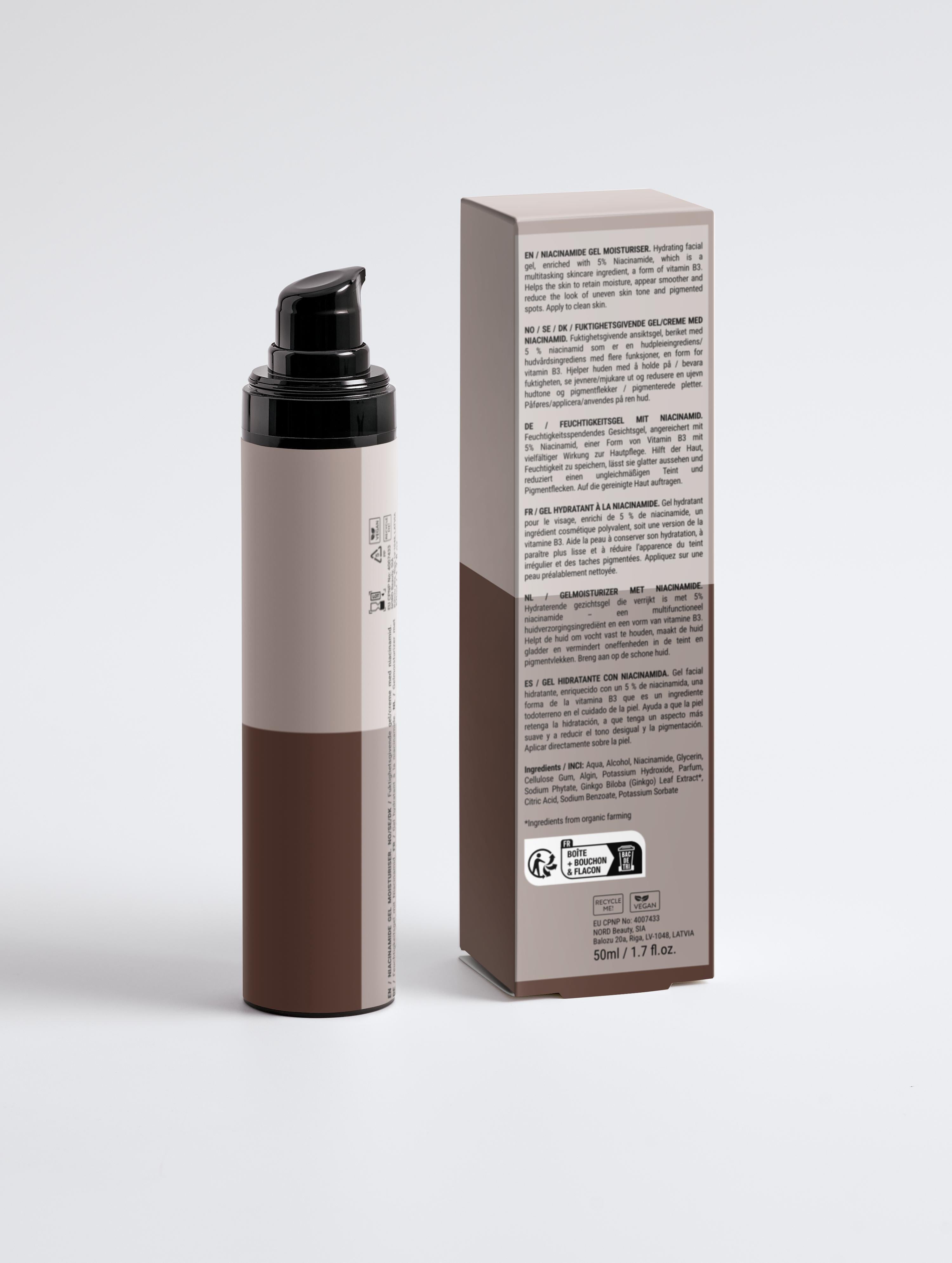 Niacinamide Gel Moisturiser - Mauk.